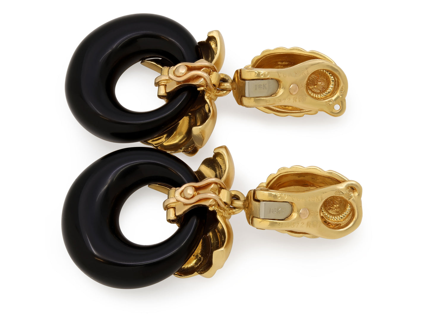 Van Cleef & Arpels Interchangeable Door Knocker Earrings in 18K Gold