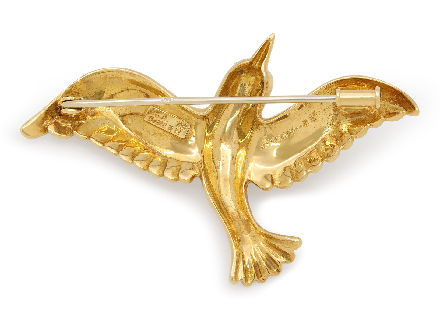 Van Cleef & Arpels Bird Brooch in 18K Gold