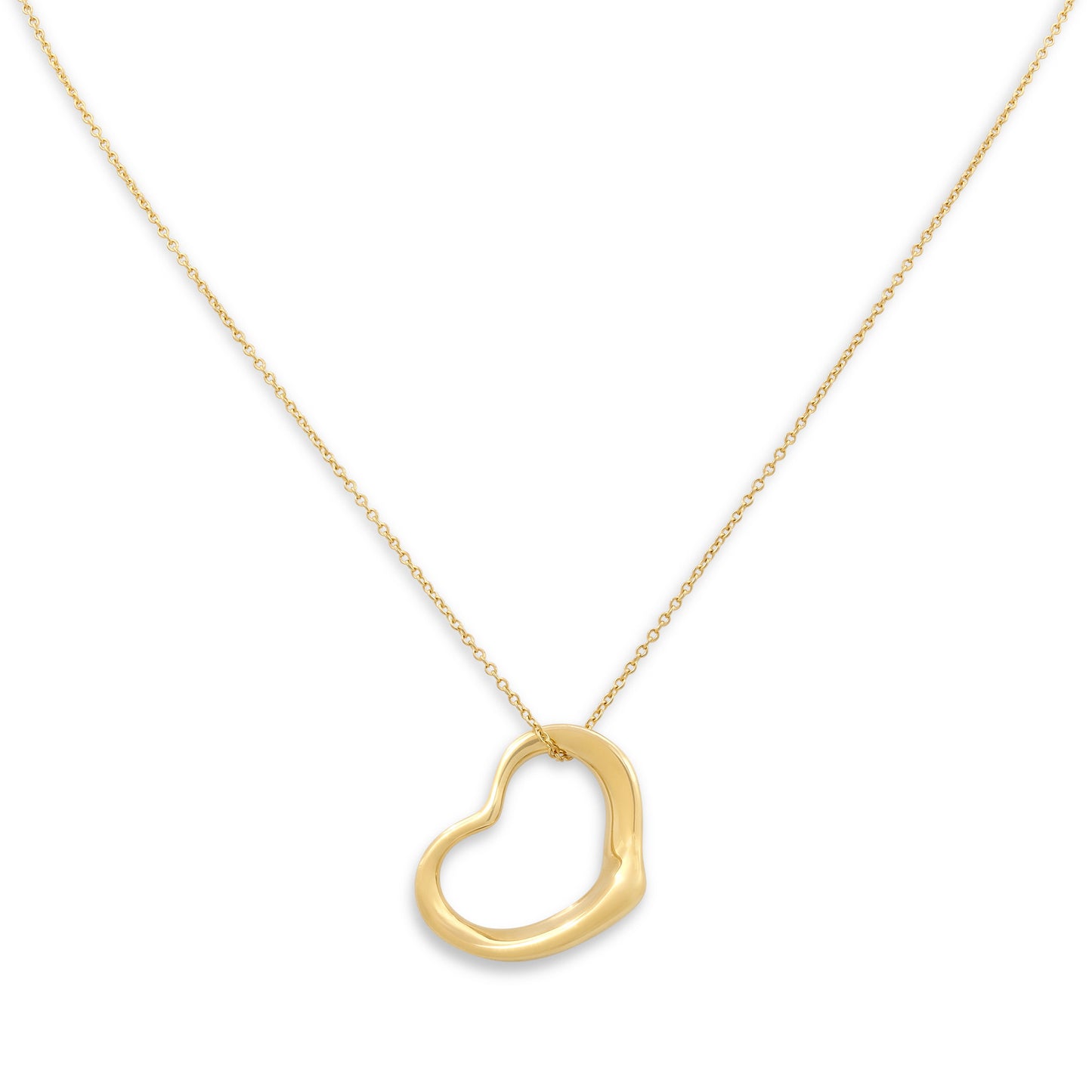 Tiffany & Co. Elsa Peretti 'Open Heart' Pendant in 18K Gold, Medium