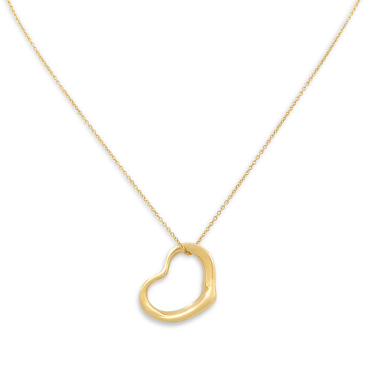 Tiffany & Co. Elsa Peretti 'Open Heart' Pendant in 18K Gold, Medium