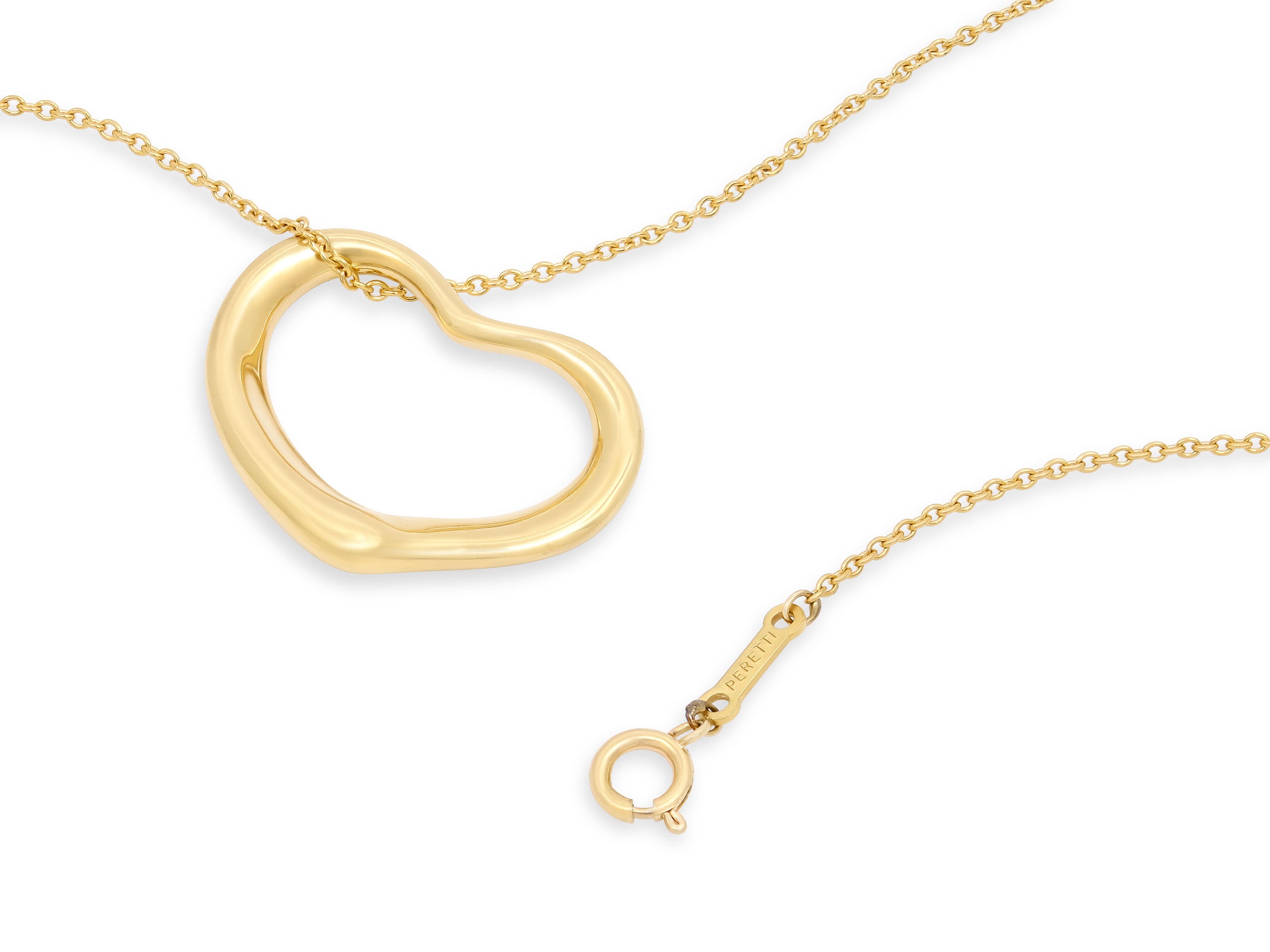 Tiffany & Co. Elsa Peretti 'Open Heart' Pendant in 1 #521535 Tiffany & Co. Elsa Peretti 'Open Heart' Pendant in 1 #521535