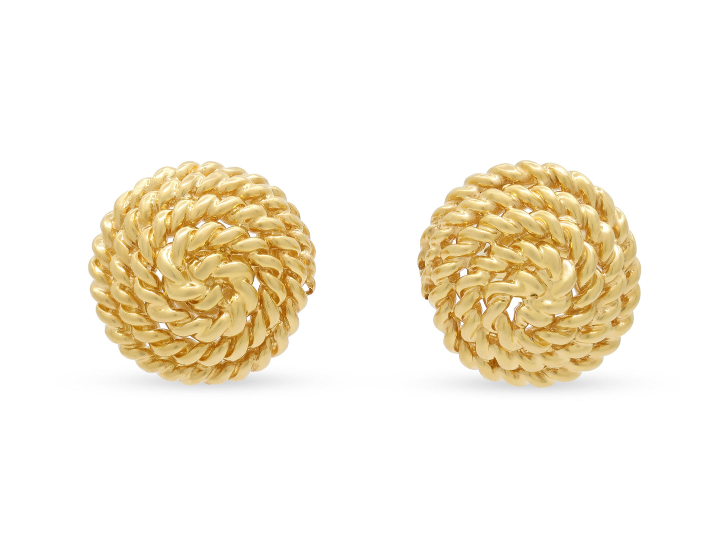 Tiffany & Co. Coiled Rope Earrings in 18K Gold