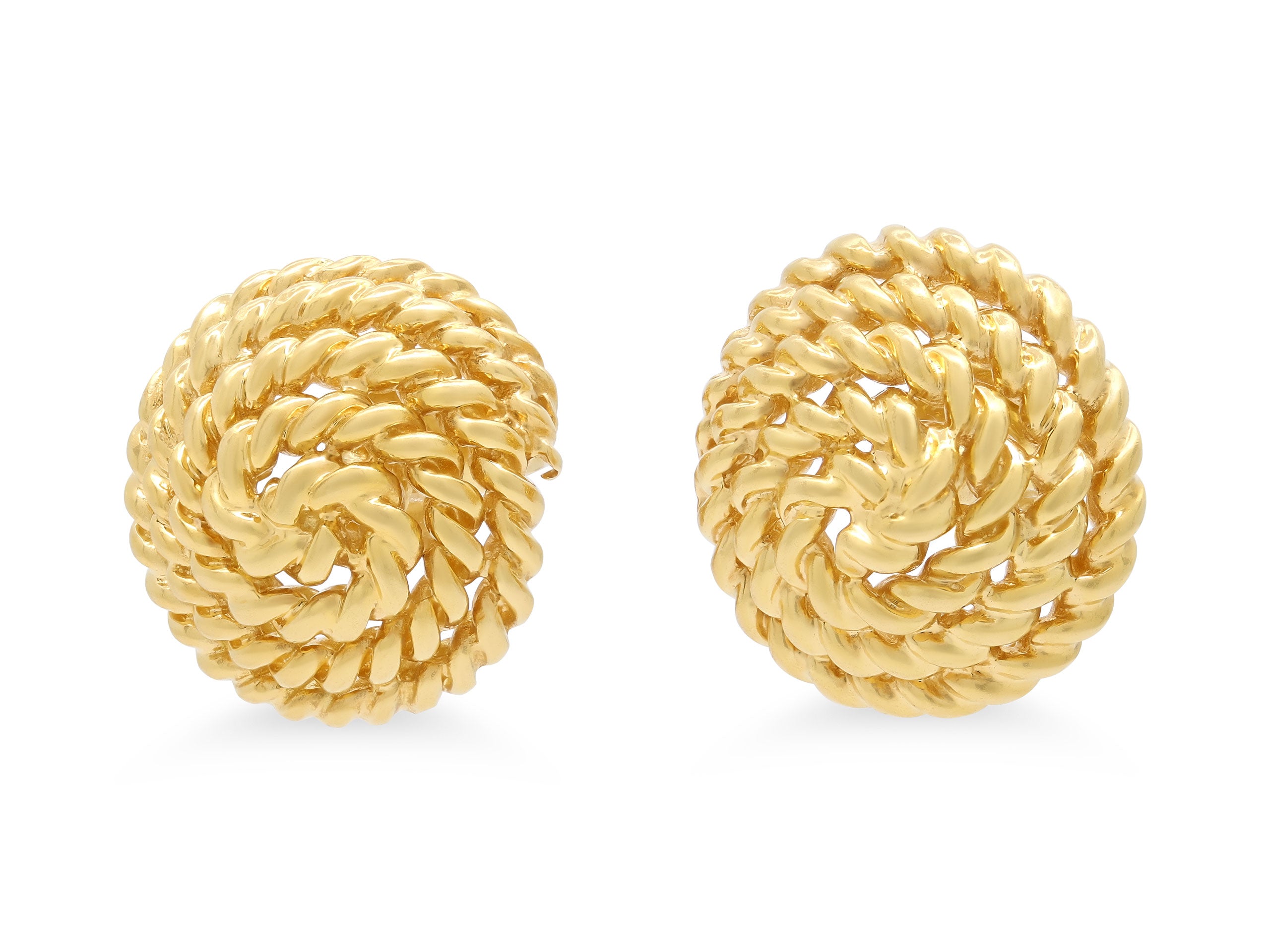 Tiffany & Co. Coiled Rope Earrings in 18K Gold #521536 – Beladora