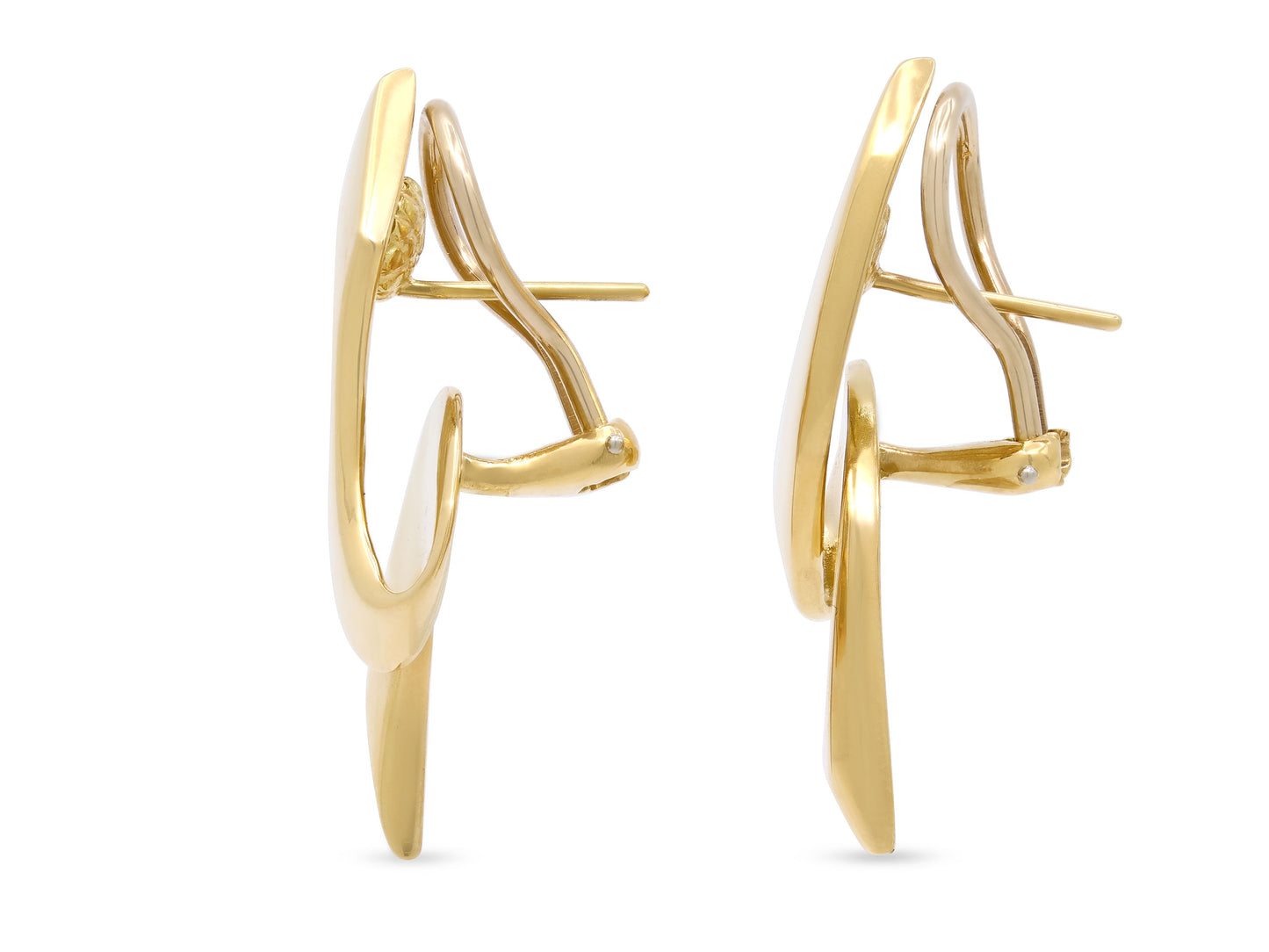 Tiffany & Co. Paloma Picasso Ribbon Earrings in 18K Gold