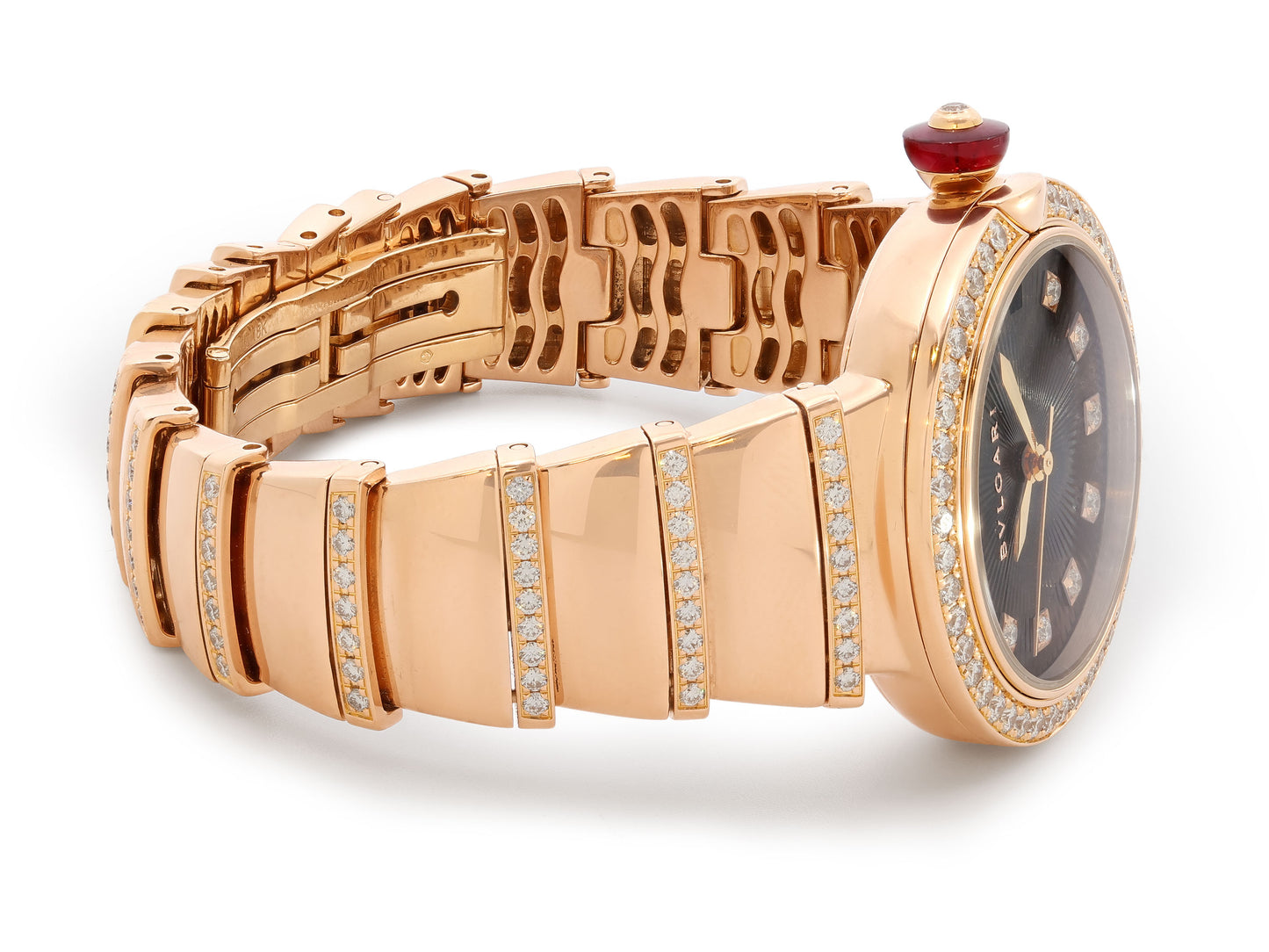 Bulgari 'Lvcea' Diamond Watch in 18K Rose Gold