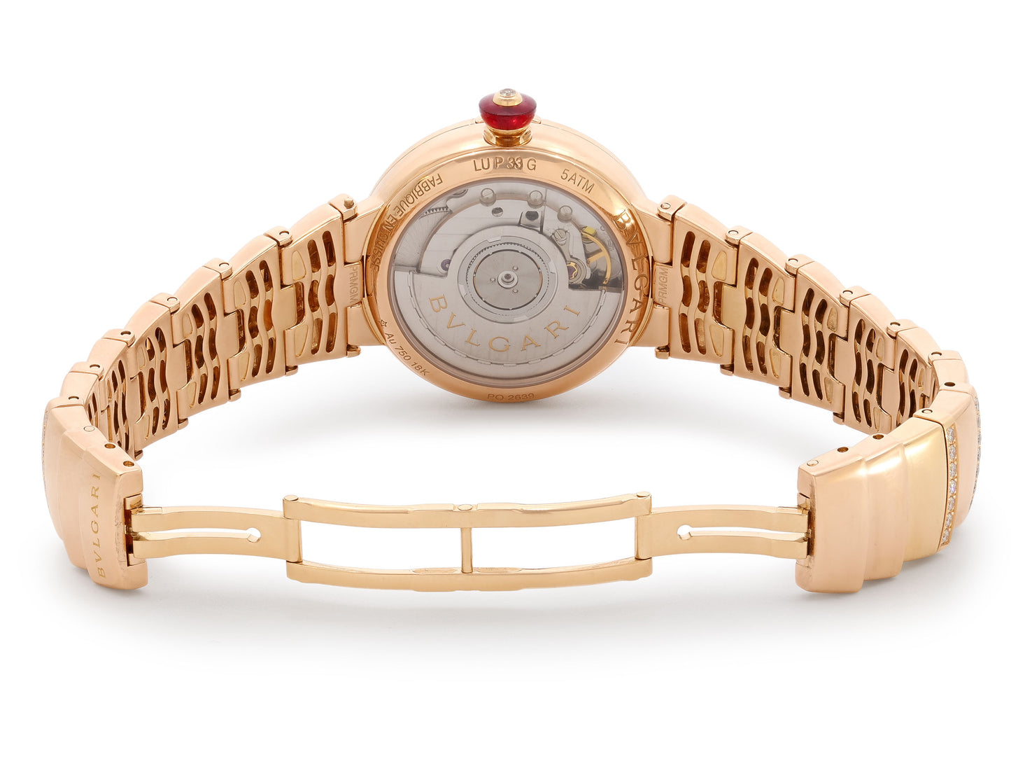 Bulgari 'Lvcea' Diamond Watch in 18K Rose Gold