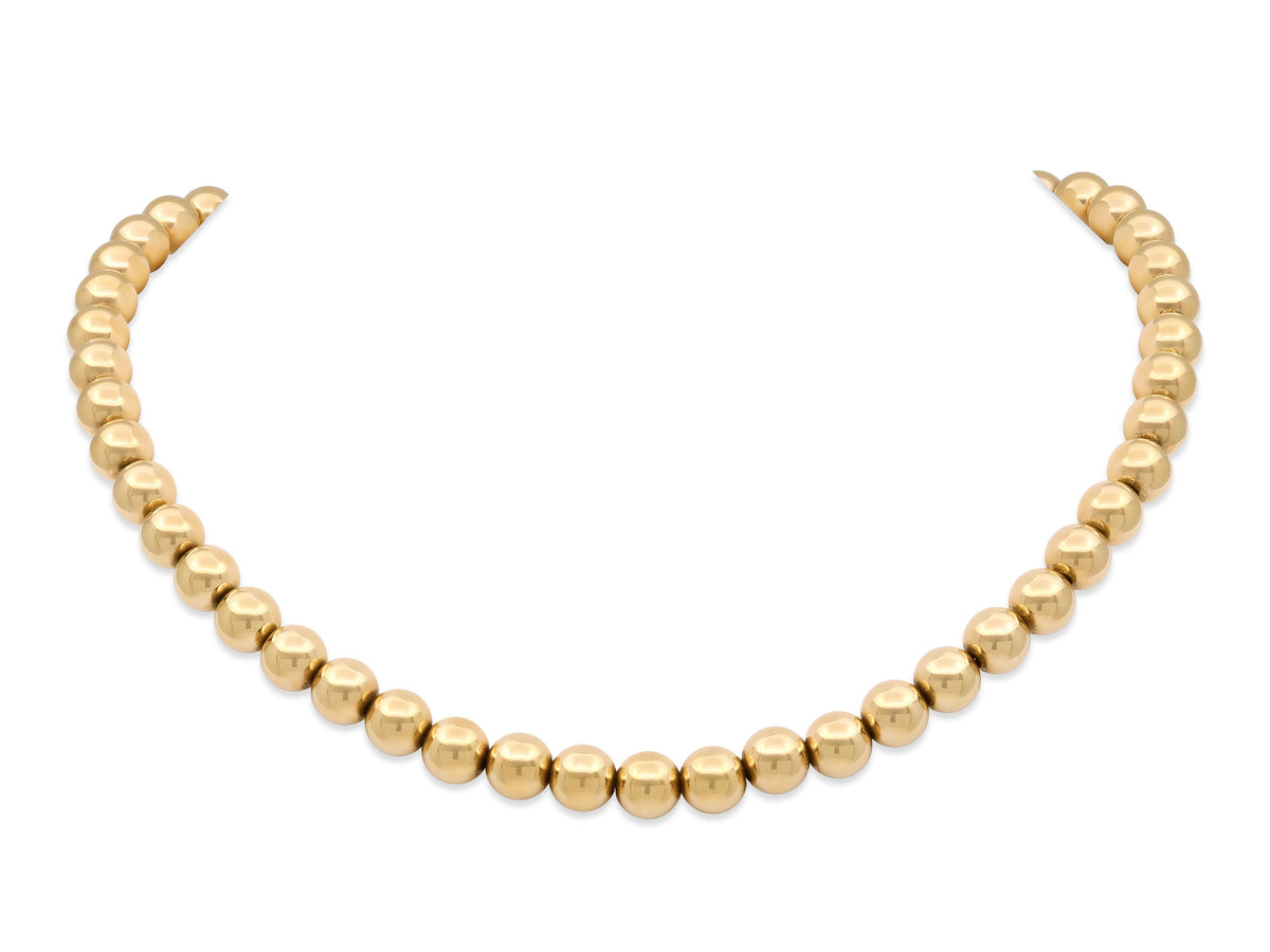 Tiffany & Co. Bead Necklace in 14K Gold