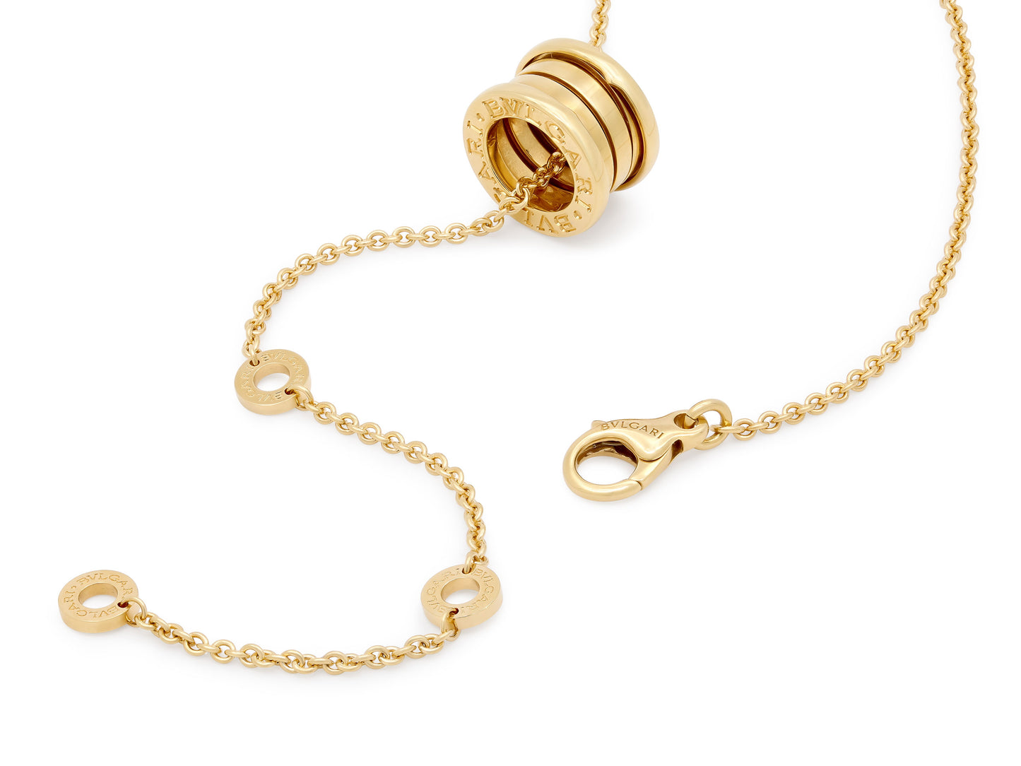 Bulgari 'B.zero1' Necklace in 18K Gold
