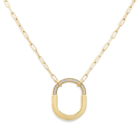 Tiffany & Co. 'Lock' Pendant in 18K Gold, Medium Model