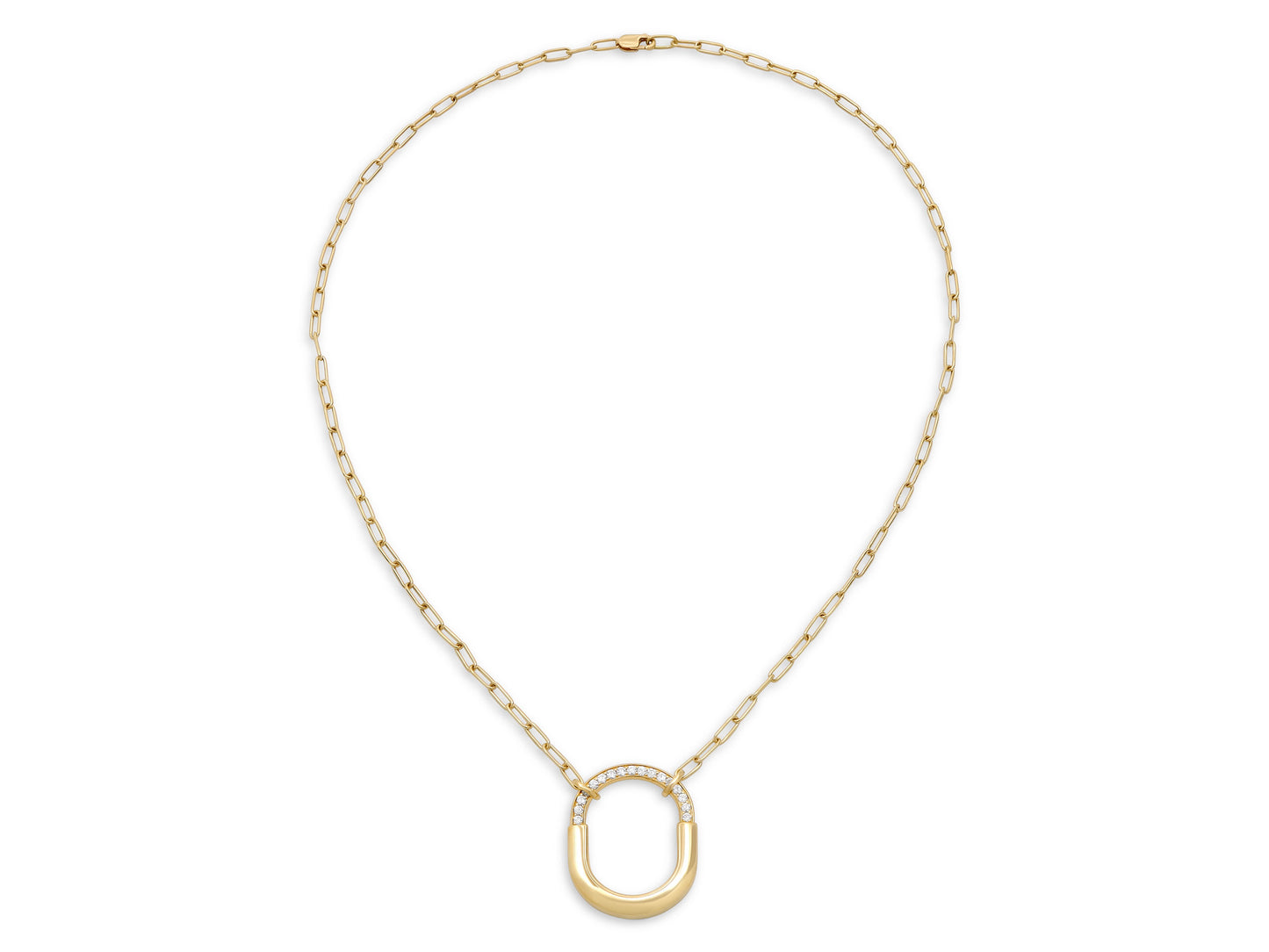 Tiffany & Co. 'Lock' Pendant in 18K Gold, Medium Model