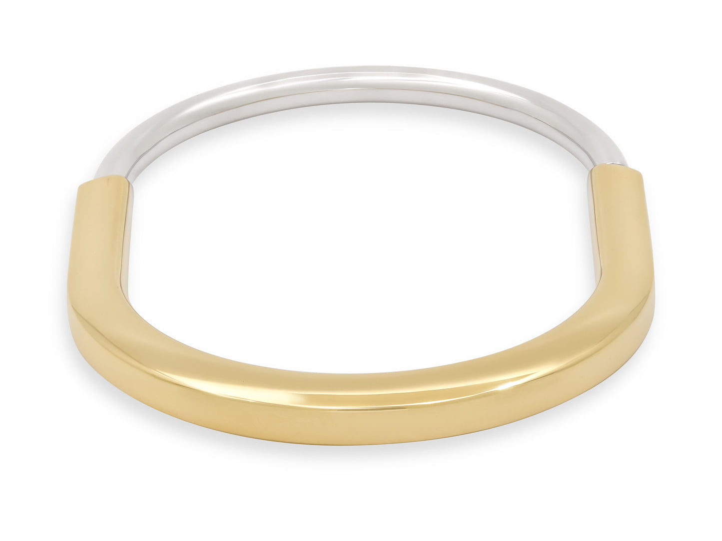 Tiffany & Co. 'Lock' Diamond Bangle in 18K Gold