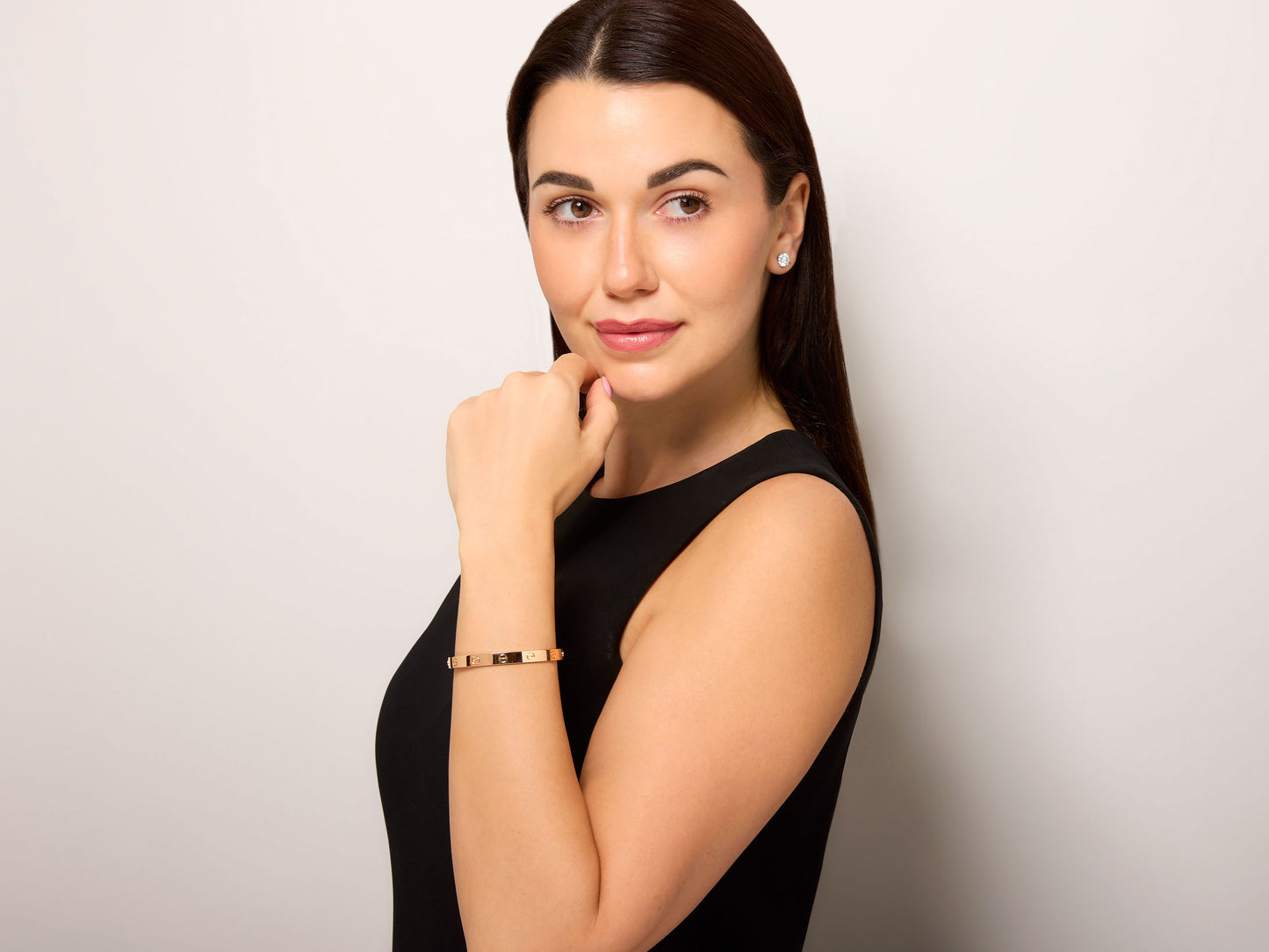Cartier 'Love' Bracelet in 18K Rose Gold, Classic Model, Size 17