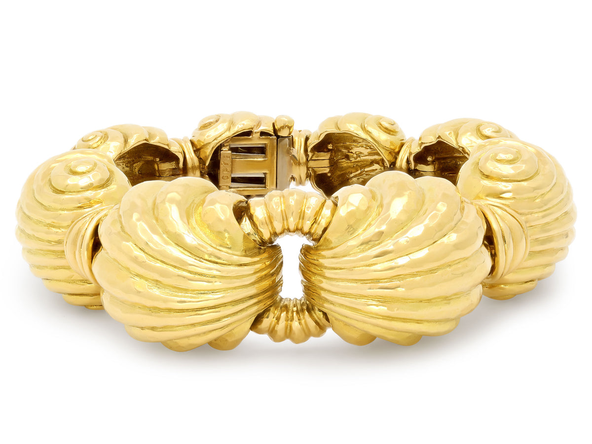 David Webb 'Escargot' Bracelet in 18K Gold