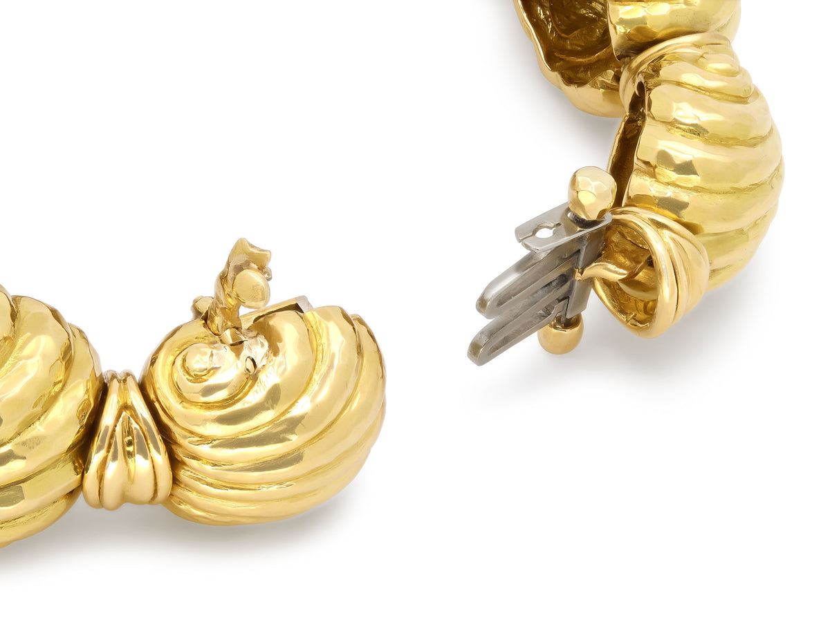 David Webb 'Escargot' Bracelet in 18K Gold