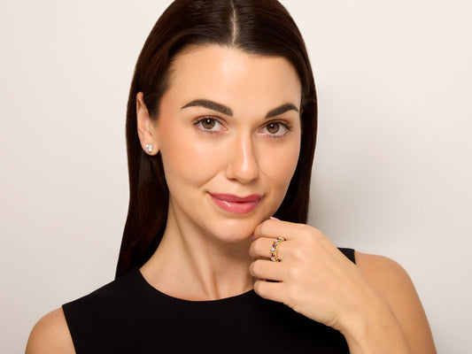 Tiffany & Co. Schlumberger 'Sixteen Stone' Diamond and Ruby Ring in 18K Gold and Platinum