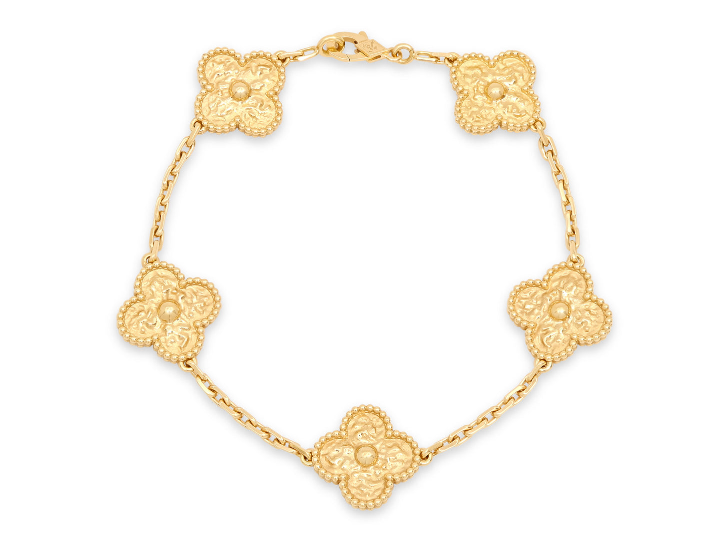 Van Cleef & Arpels 'Vintage Alhambra' Bracelet in 18K Gold