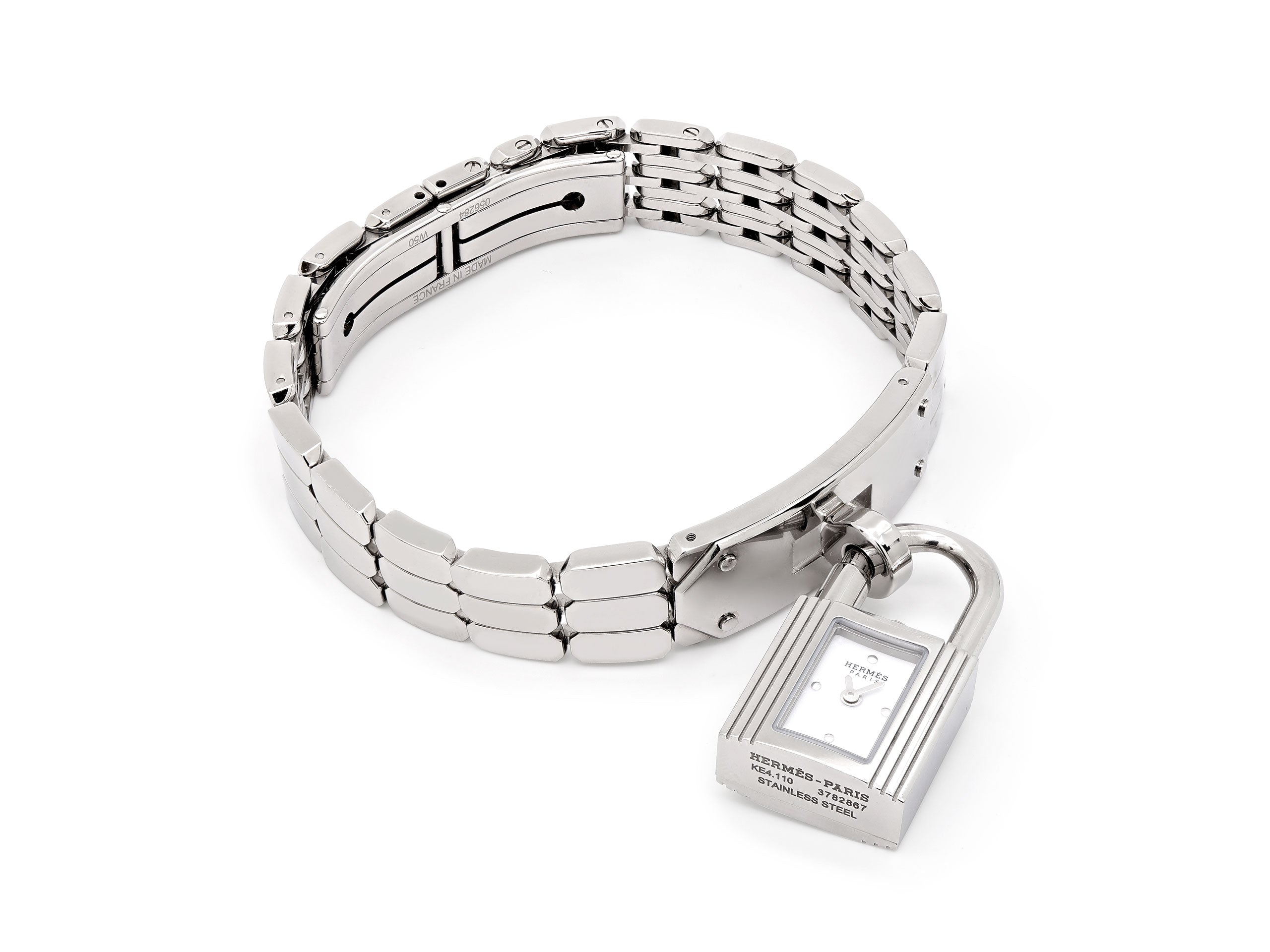 HERMÈS手帳用チェーン付きミニシャープペンシル　レアヴィンテージ　コレクター Hermès 'Kelly' Watch in Stainless Steel #521665 – Beladora