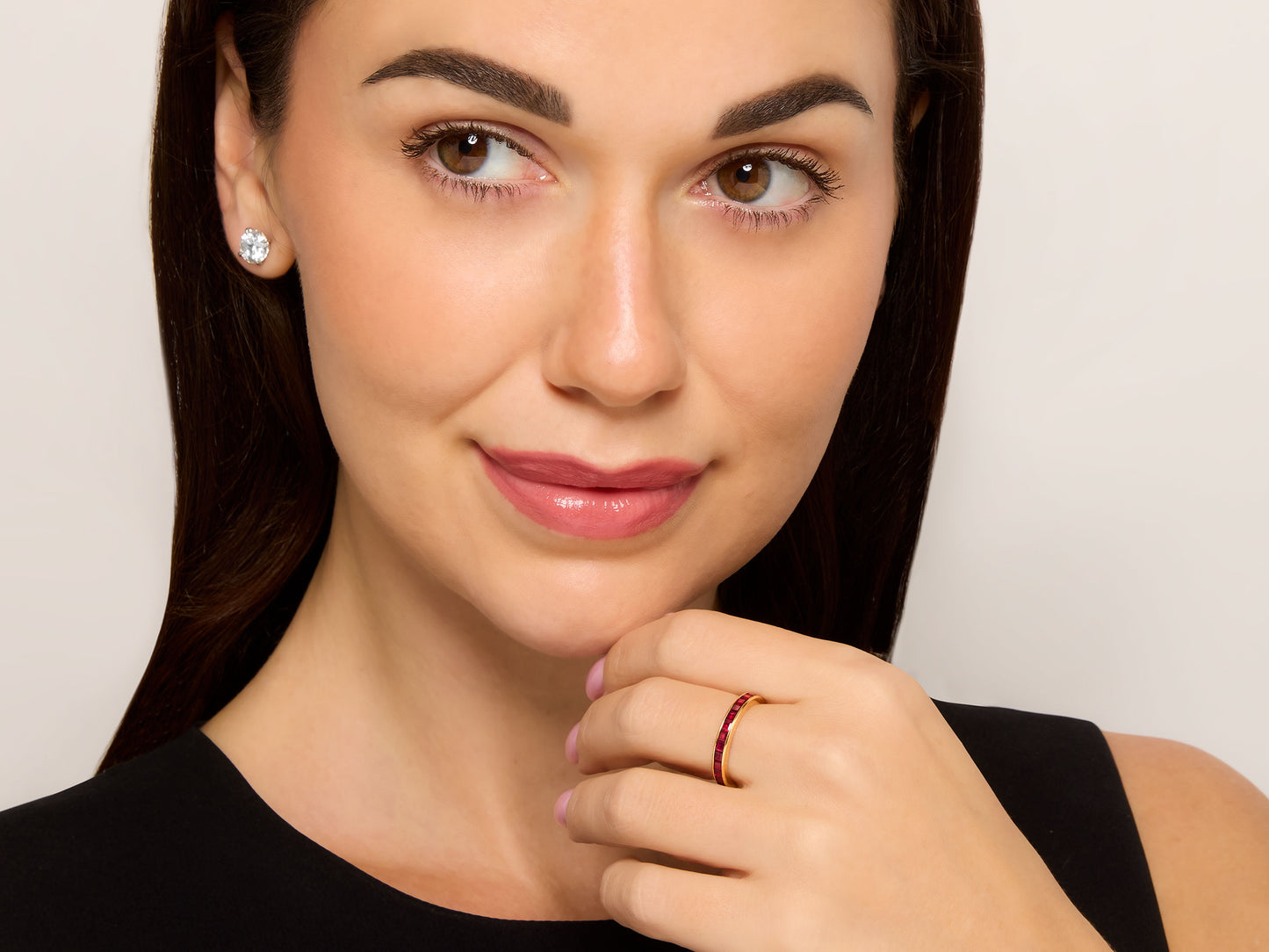 Tiffany & Co. Ruby Eternity Band in 18K Gold