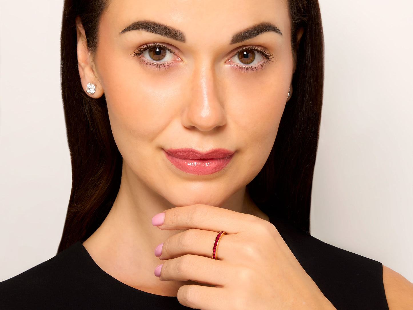 Tiffany & Co. Ruby Eternity Band in 18K Gold