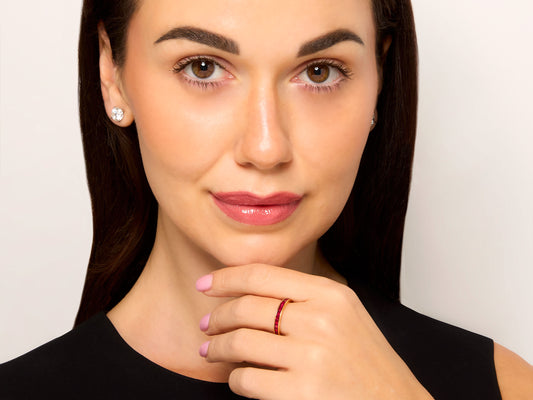 Tiffany & Co. Ruby Eternity Band in 18K Gold