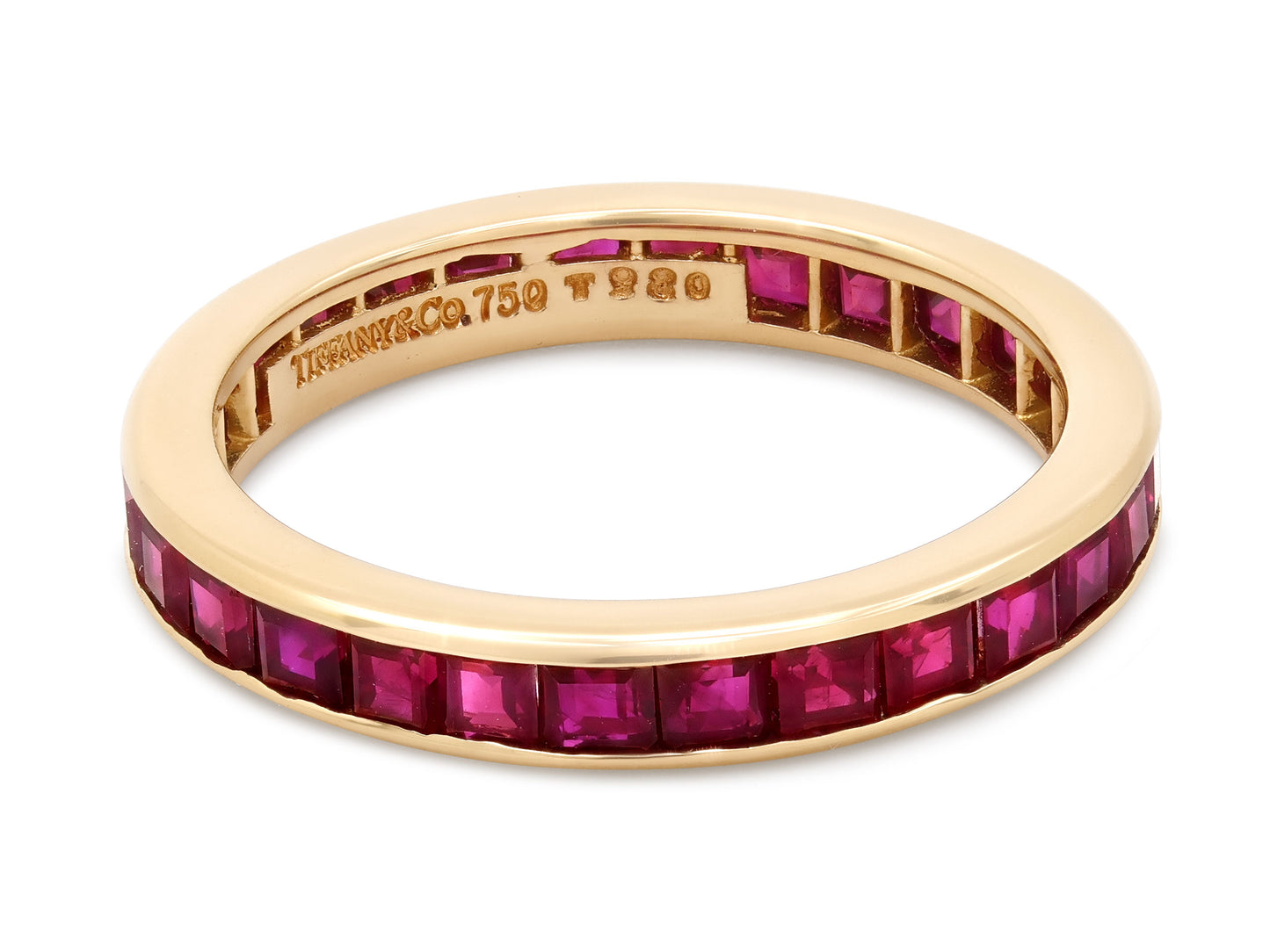 Tiffany & Co. Ruby Eternity Band in 18K Gold