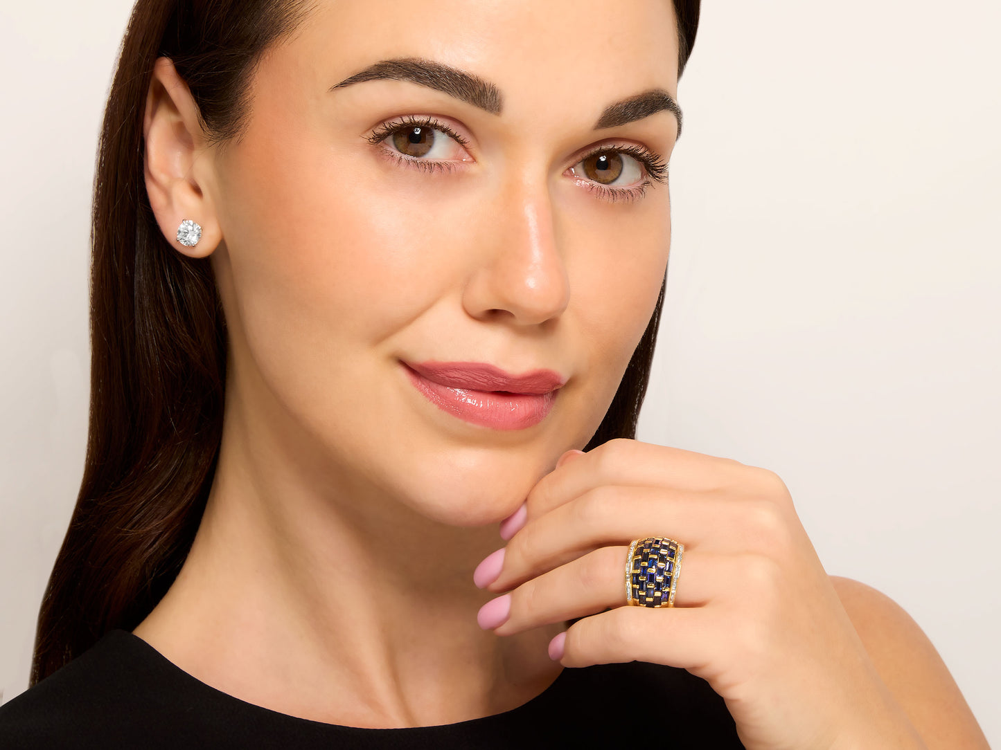 Sapphire and Diamond Ring in 18K Gold