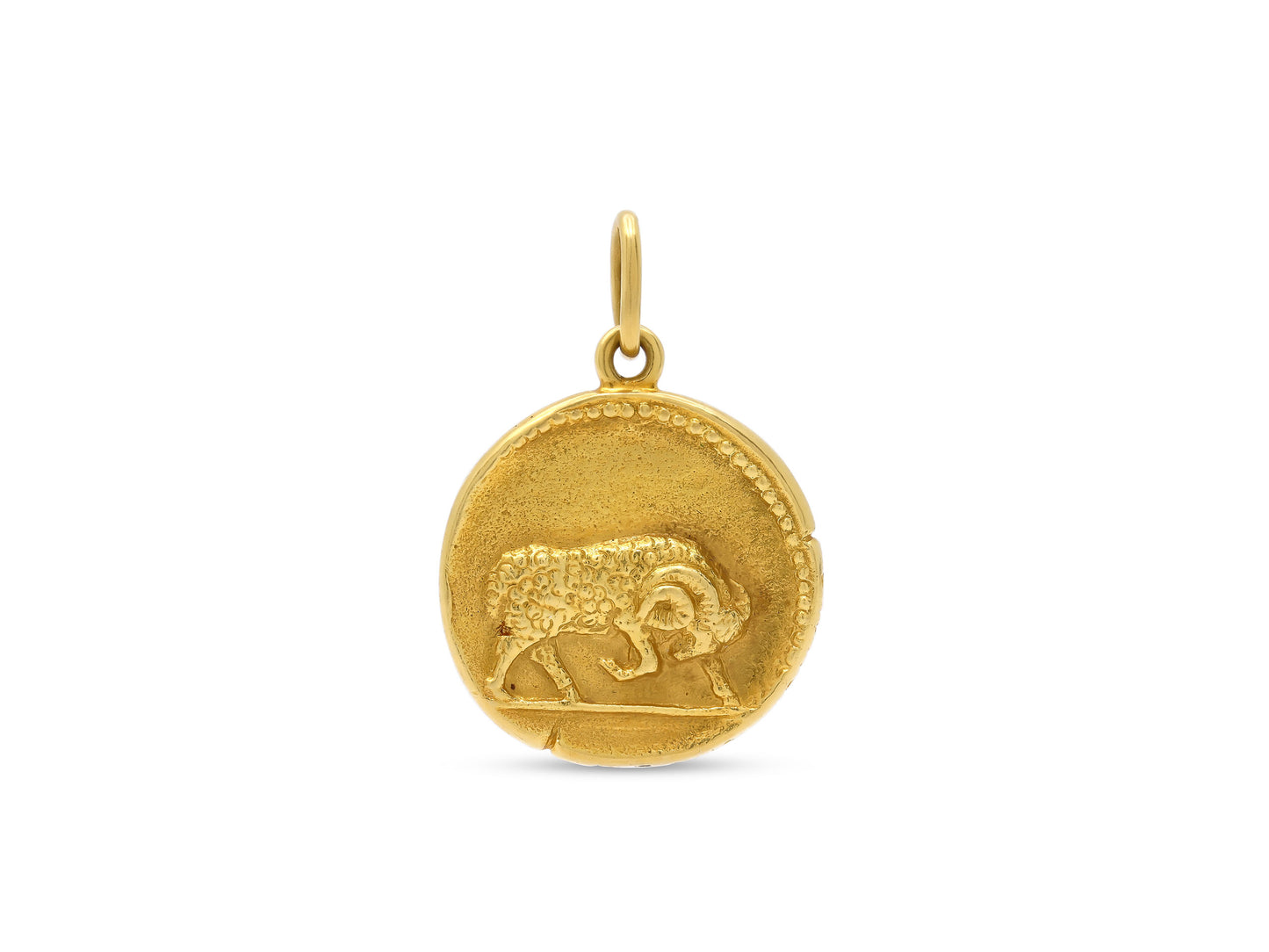 Van Cleef & Arpels 'Zodiaque Aries' Pendant in 18K Gold