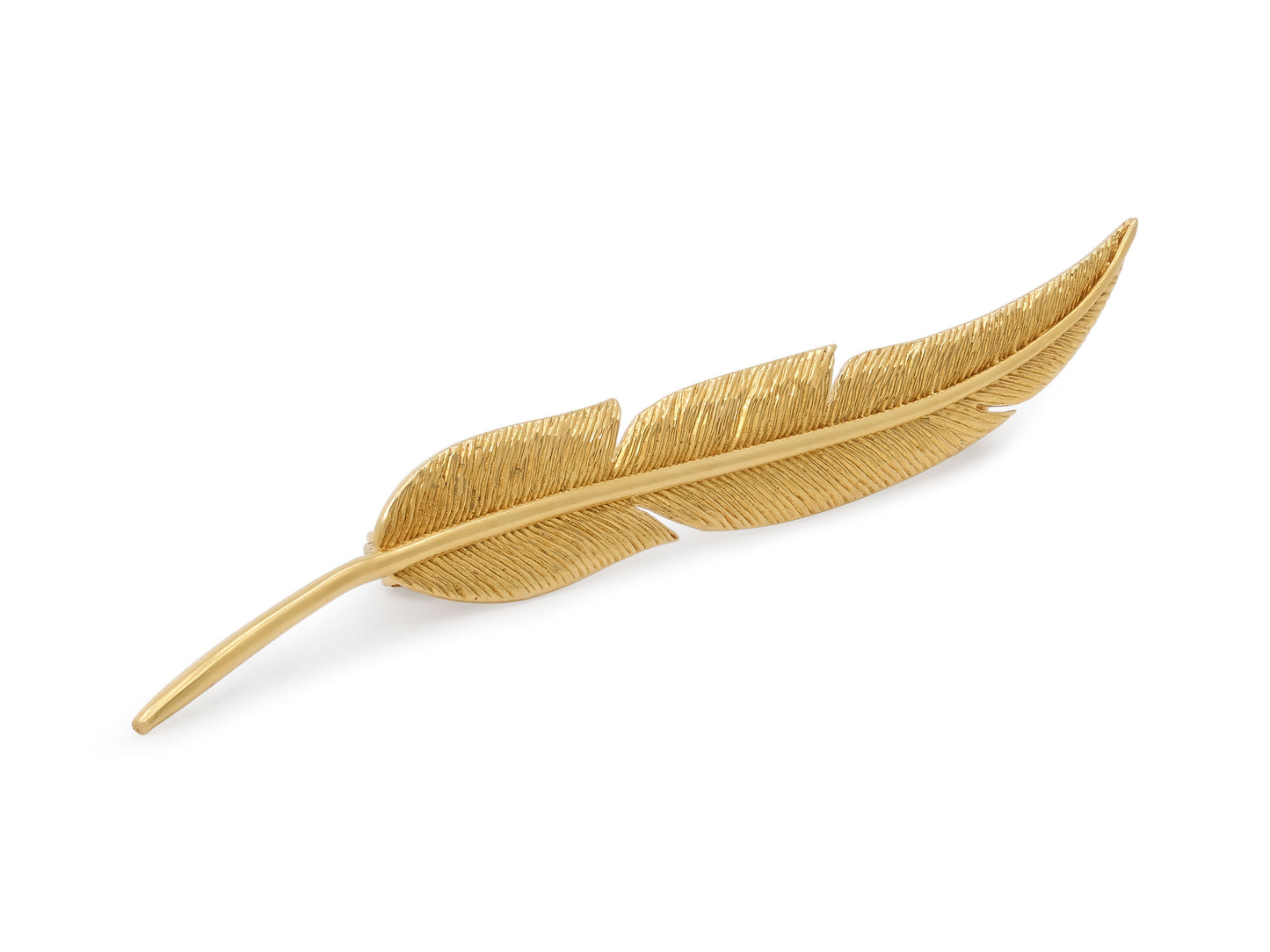 Hermès Leaf Pin in 18K Gold
