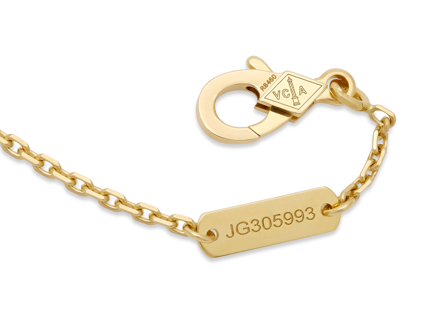 Van Cleef & Arpels 'Vintage Alhambra' Diamond Pendant in 18K Gold