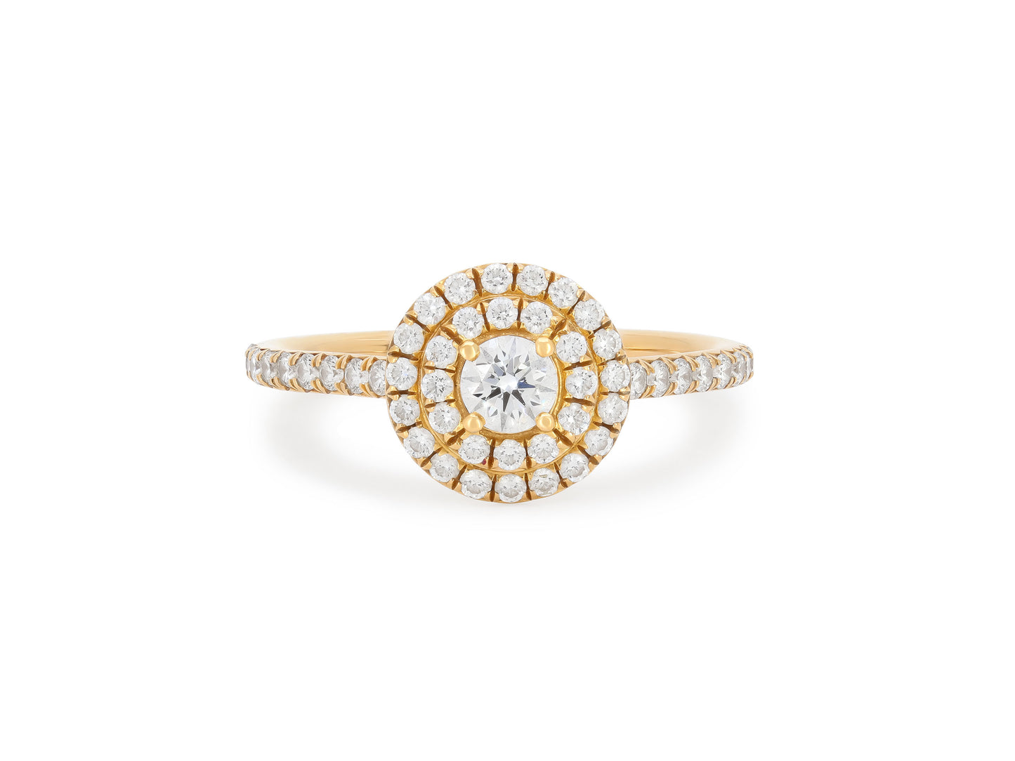 Tiffany & Co. 'Soleste' Diamond Ring in 18K Gold