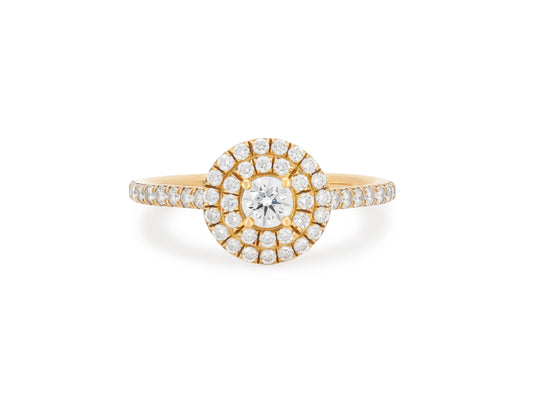 Tiffany & Co. 'Soleste' Diamond Ring in 18K Gold