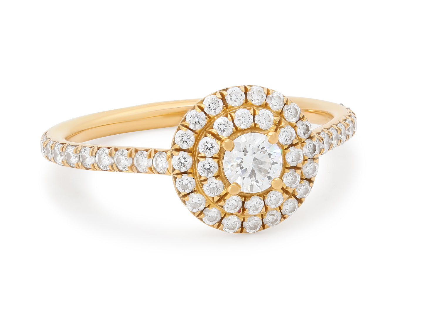 Tiffany & Co. 'Soleste' Diamond Ring in 18K Gold