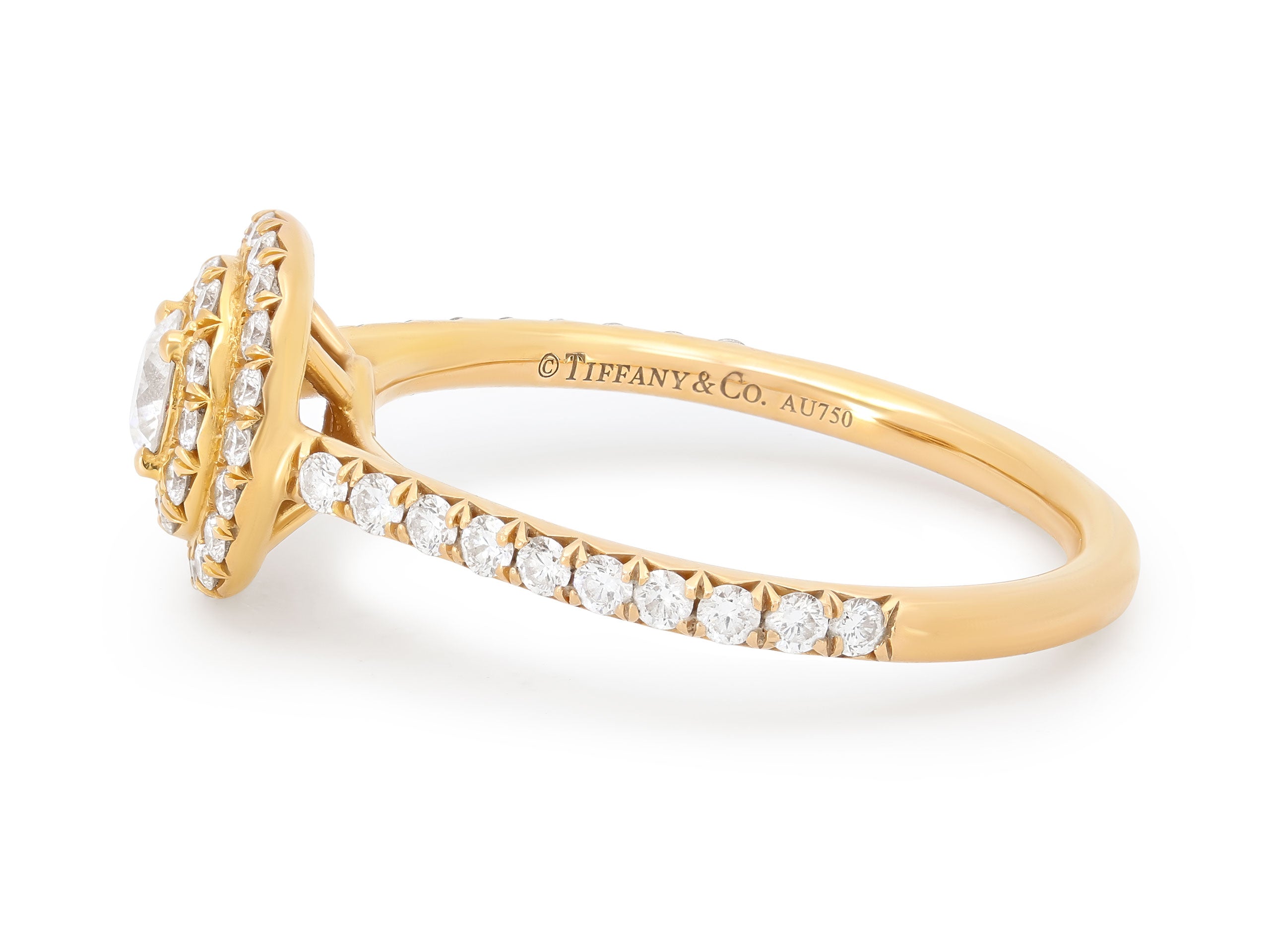 Tiffany & Co. 'Soleste' Diamond Ring in 18K Gold #521759 – Beladora