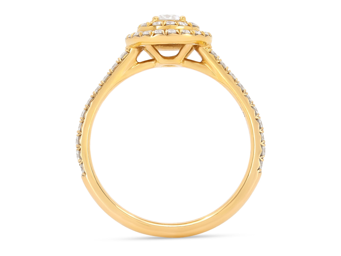 Tiffany & Co. 'Soleste' Diamond Ring in 18K Gold