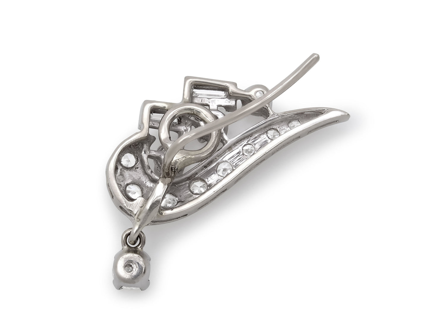 Beladora 'Reimagined' Diamond Ear Climber in 14K and 18K White Gold