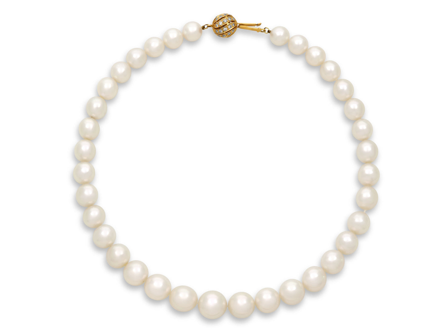 Mikimoto South Sea Pearl Necklace with 18K Gold Clasp