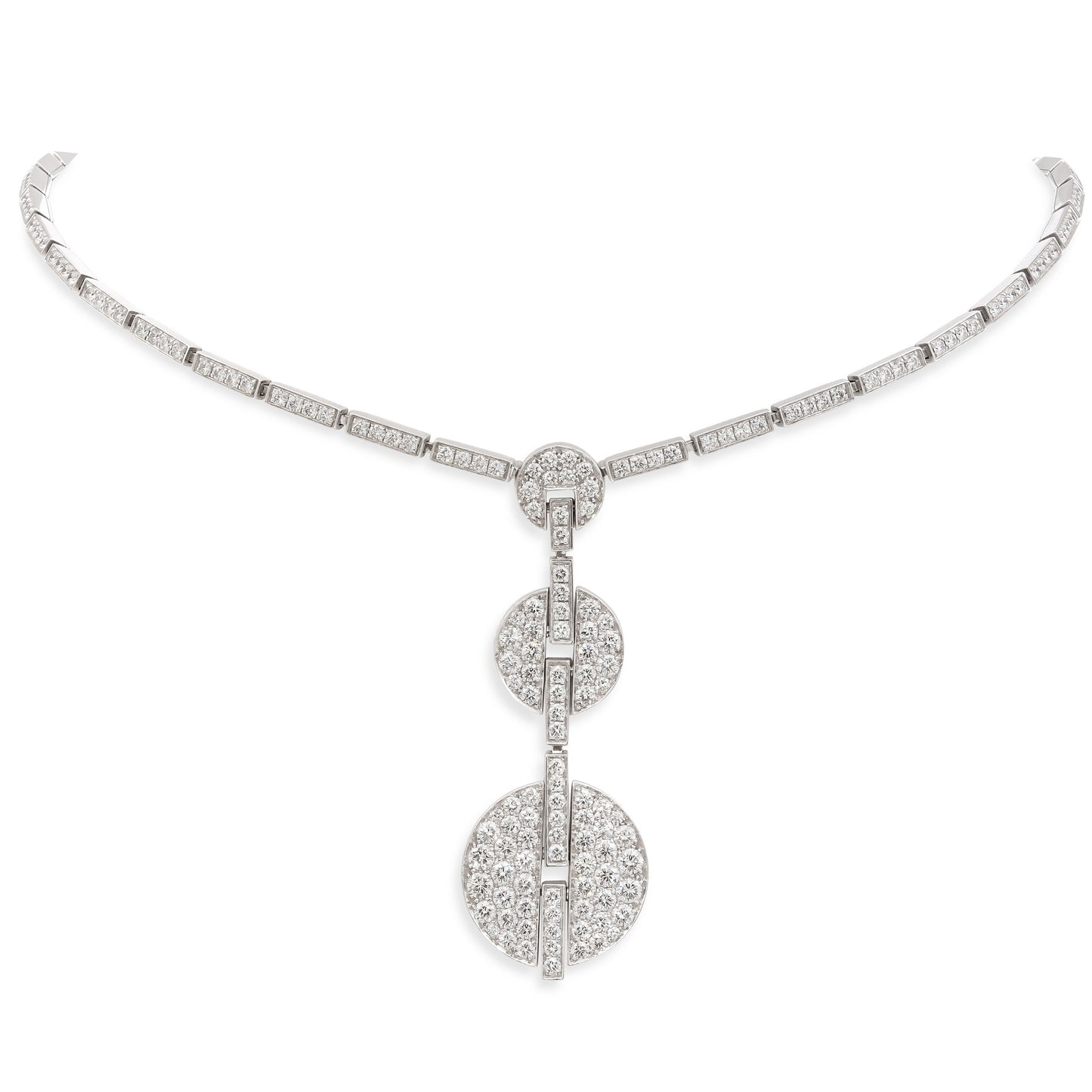 Cartier 'Himalia' Diamond Necklace in 18K White Gold