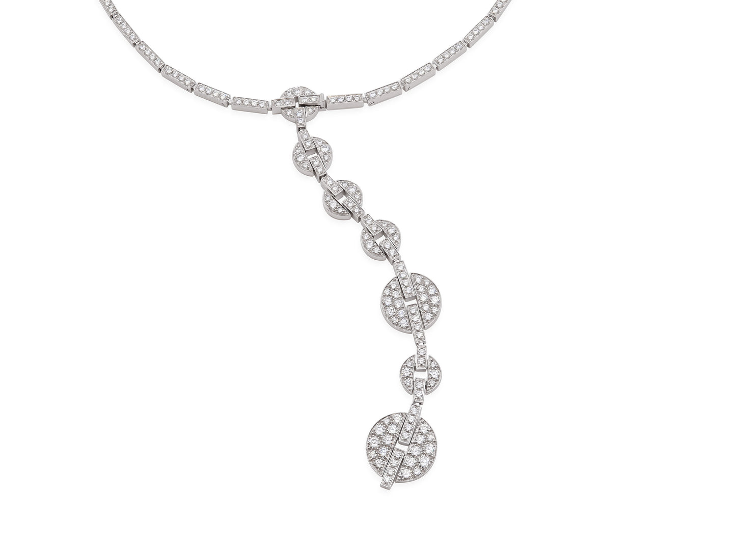 Cartier 'Himalia' Diamond Necklace in 18K White Gold