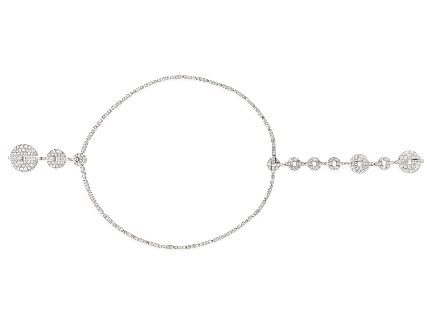 Cartier 'Himalia' Diamond Necklace in 18K White Gold