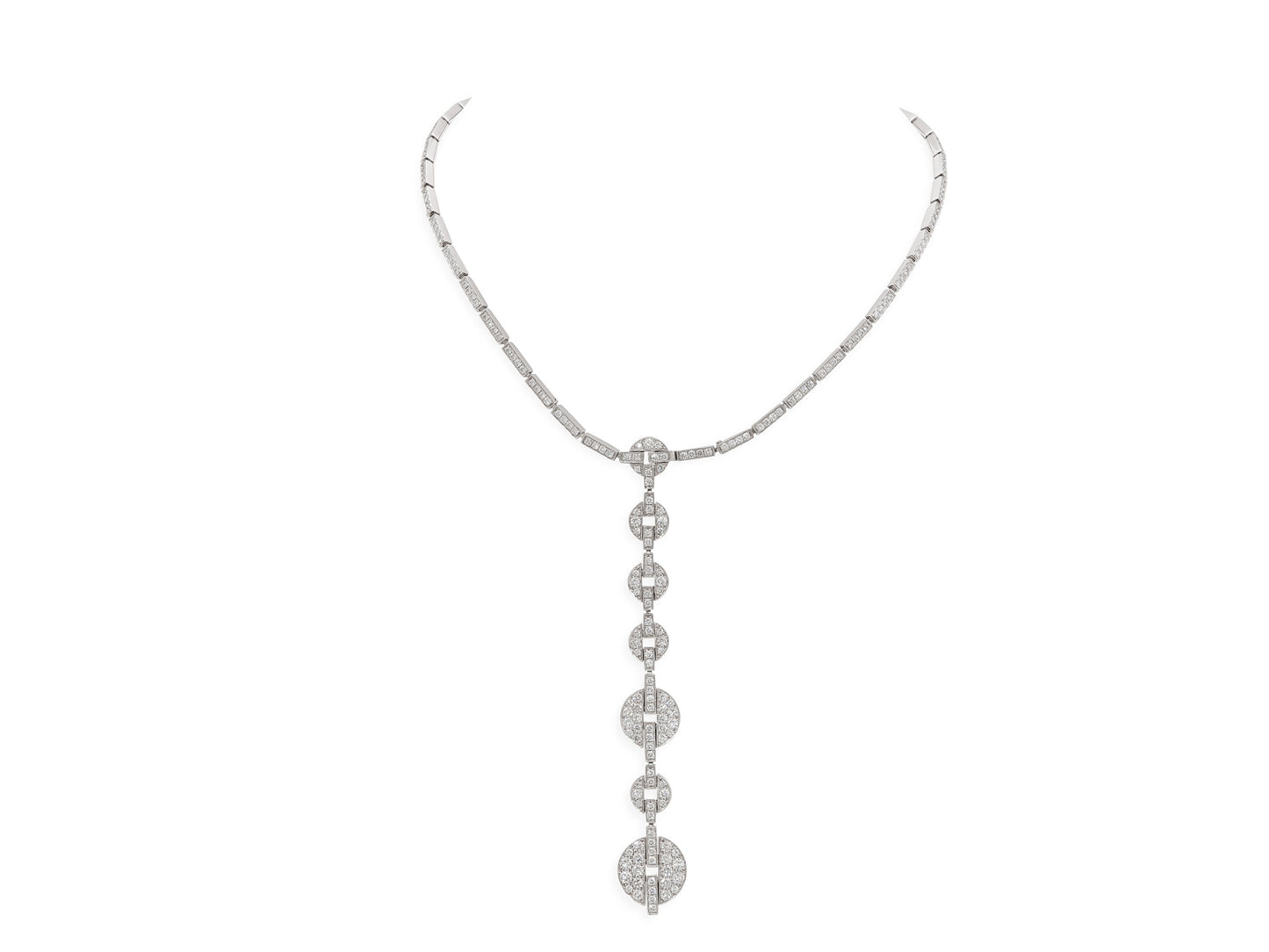 Cartier 'Himalia' Diamond Necklace in 18K White Gold