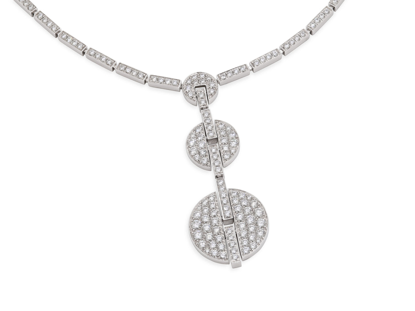 Cartier 'Himalia' Diamond Necklace in 18K White Gold