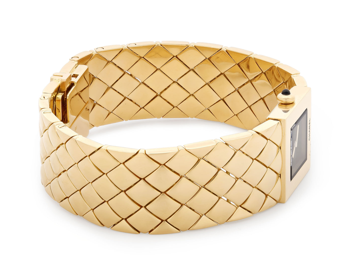 Chanel 'Matelassé' Watch in 18K Gold