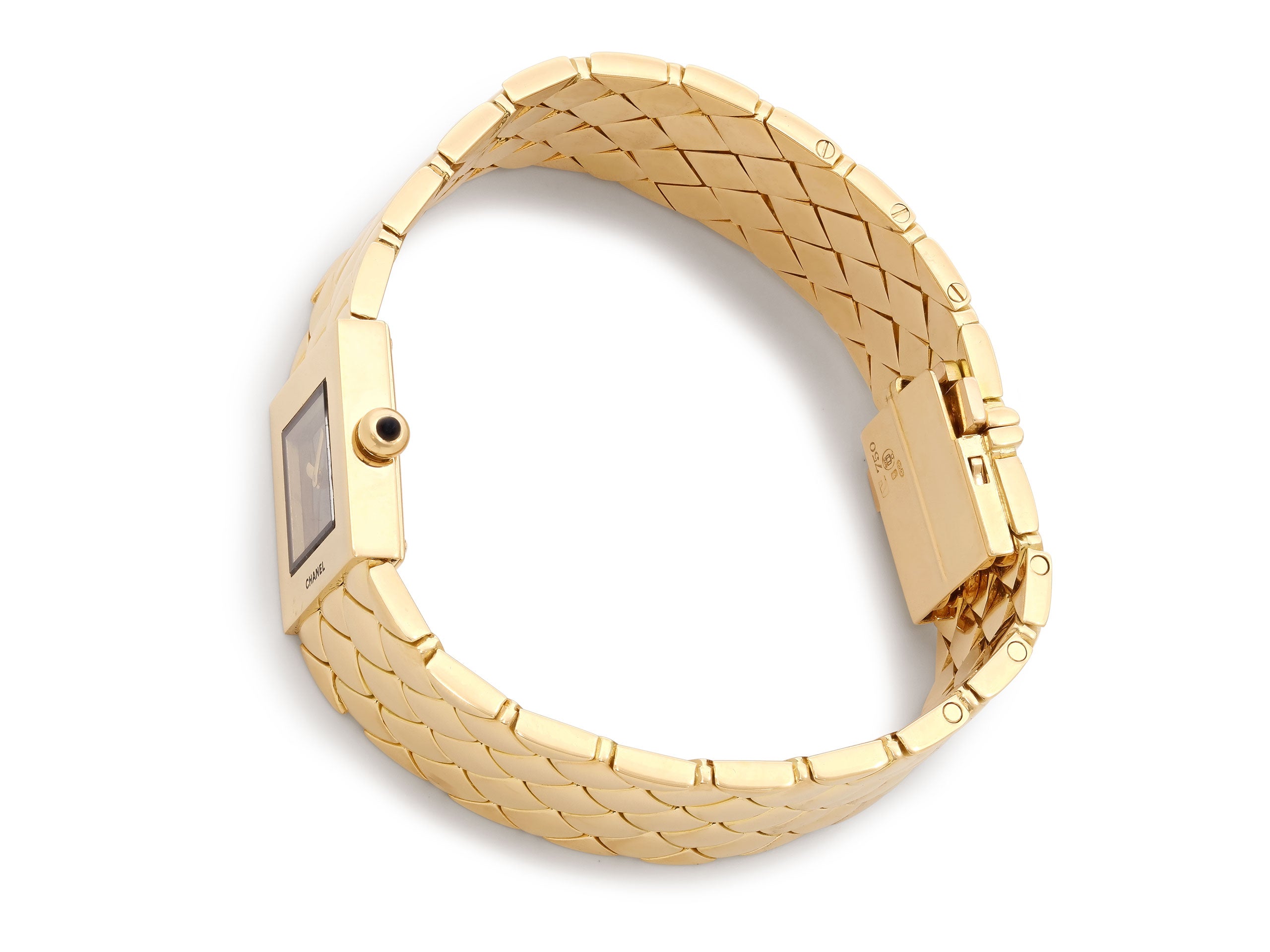 Chanel 'Matelassé' Watch in 18K Gold #521808 – Beladora