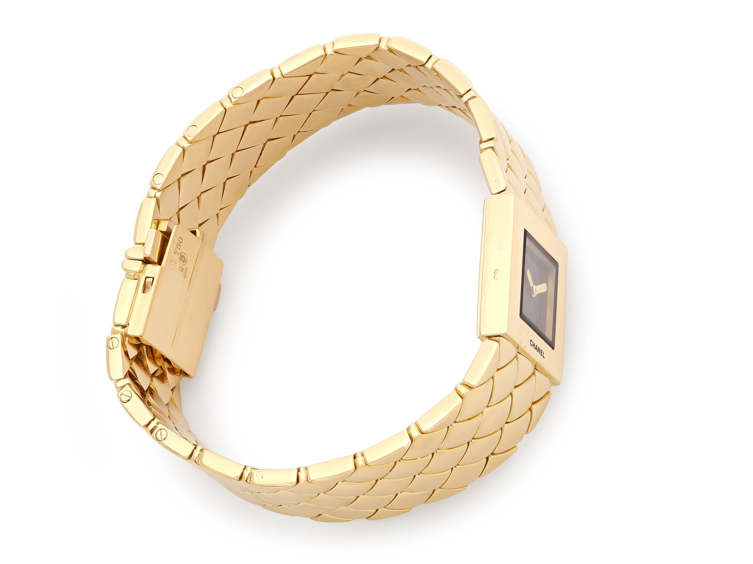 Chanel 'Matelassé' Watch in 18K Gold #521808 – Beladora