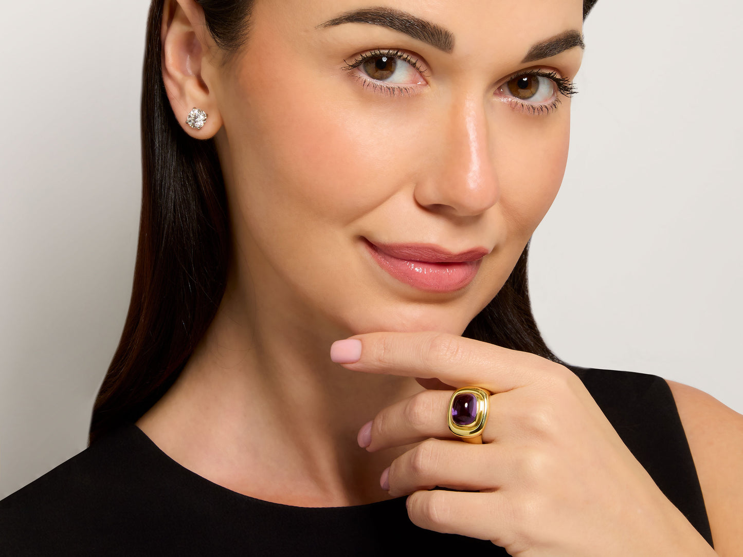 Tiffany & Co. Paloma Picasso Amethyst Ring in 18K Gold
