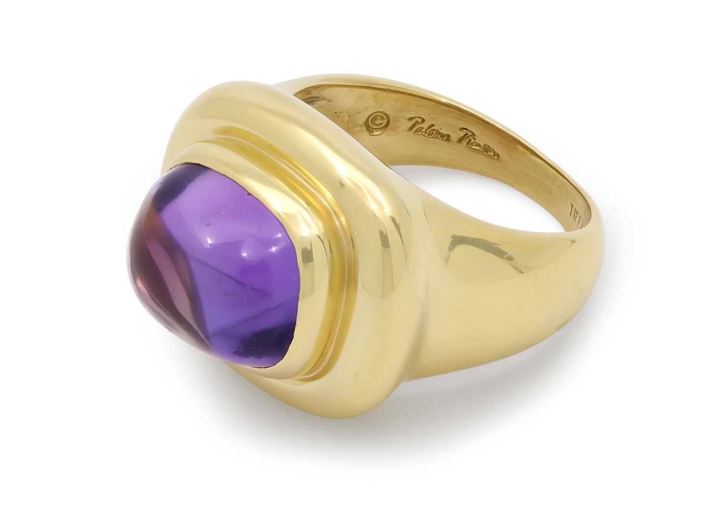 Tiffany & Co. Paloma Picasso Amethyst Ring in 18K Gold