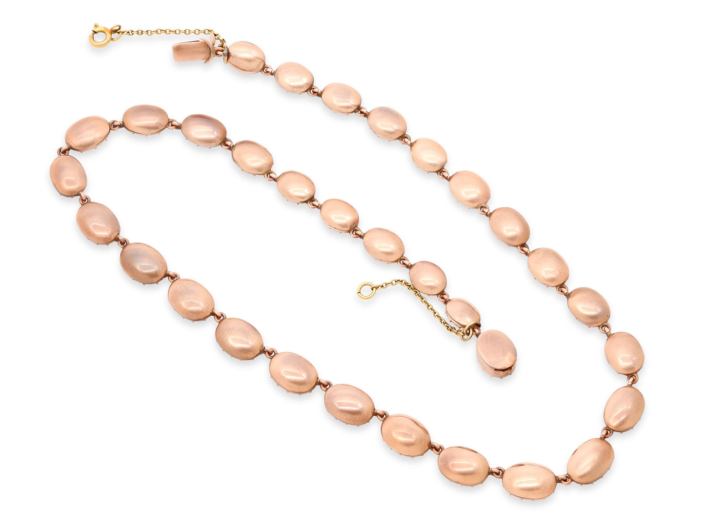 Antique Georgian Garnet Necklace in 9K Gold