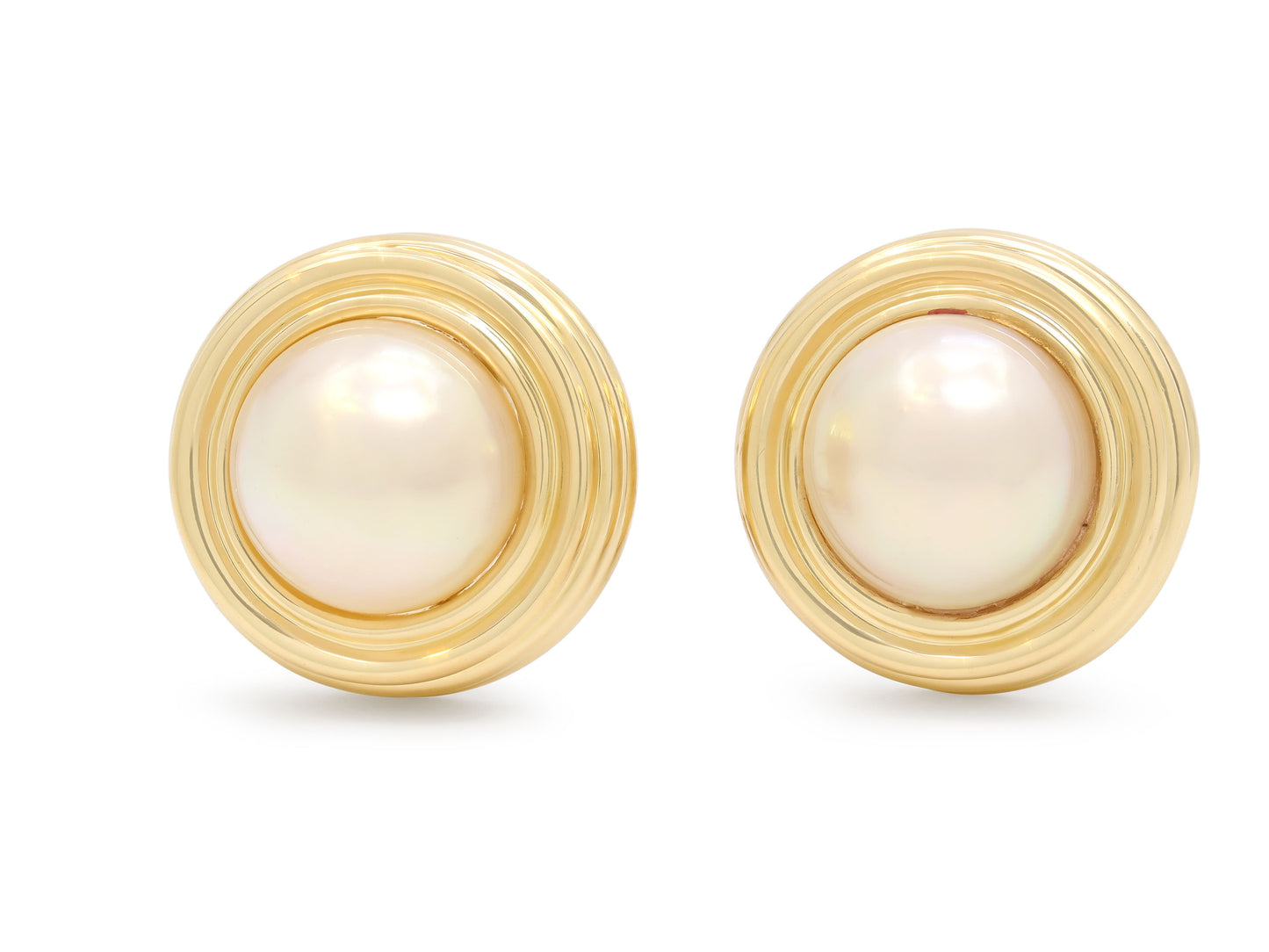 Tiffany & Co. Pearl Earrings in 18K Gold