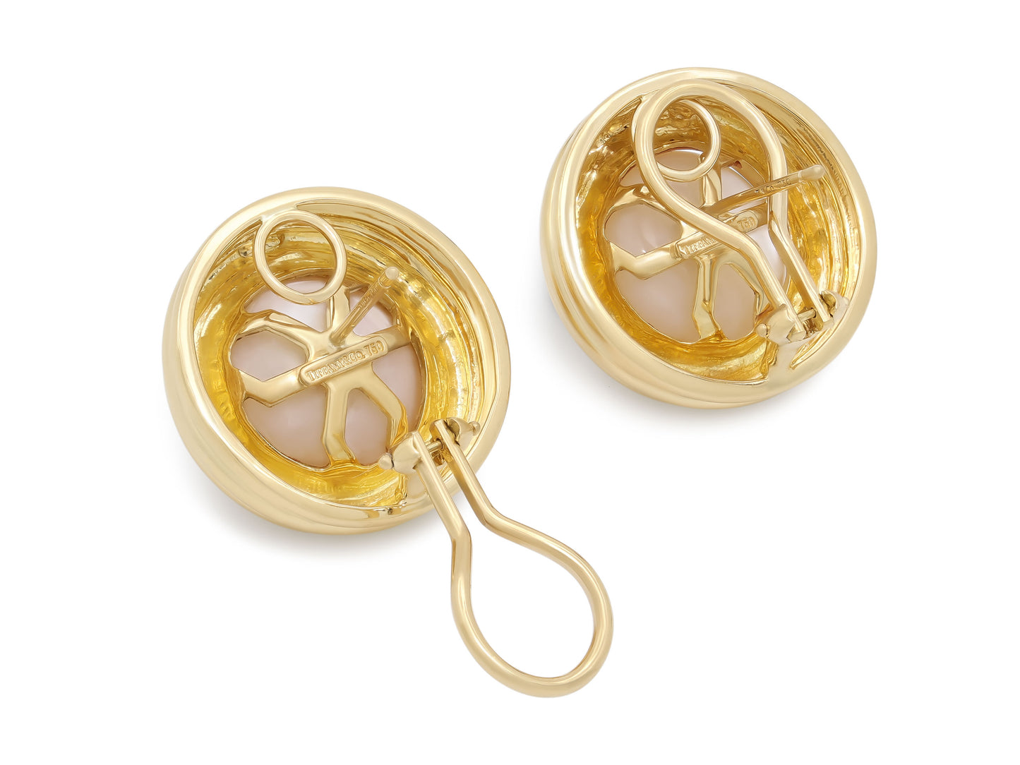 Tiffany & Co. Pearl Earrings in 18K Gold