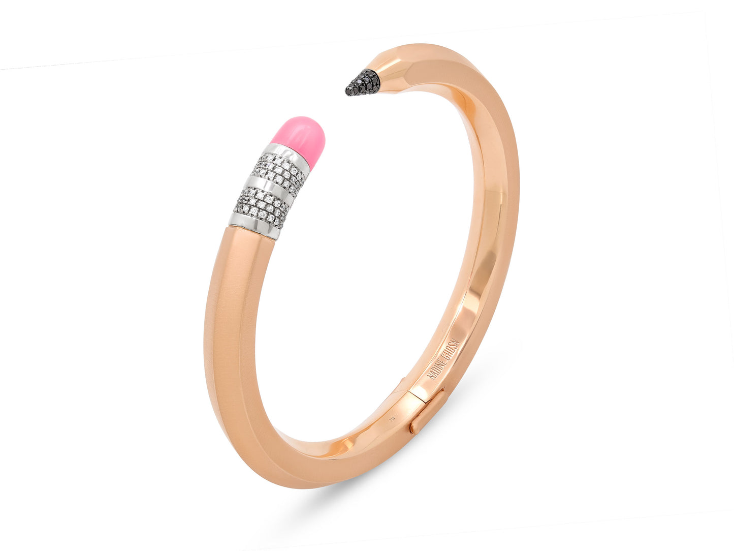 Nadine Ghosn 'Pencil' Bracelet in 18K Rose Gold
